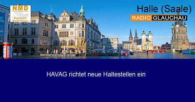 Halle (Saale) - HAVAG richtet neue Haltestellen ein